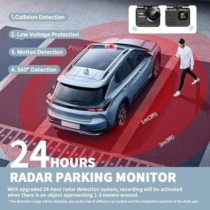 1080p 3-Channel Dash Cam with 360° View – Packaging