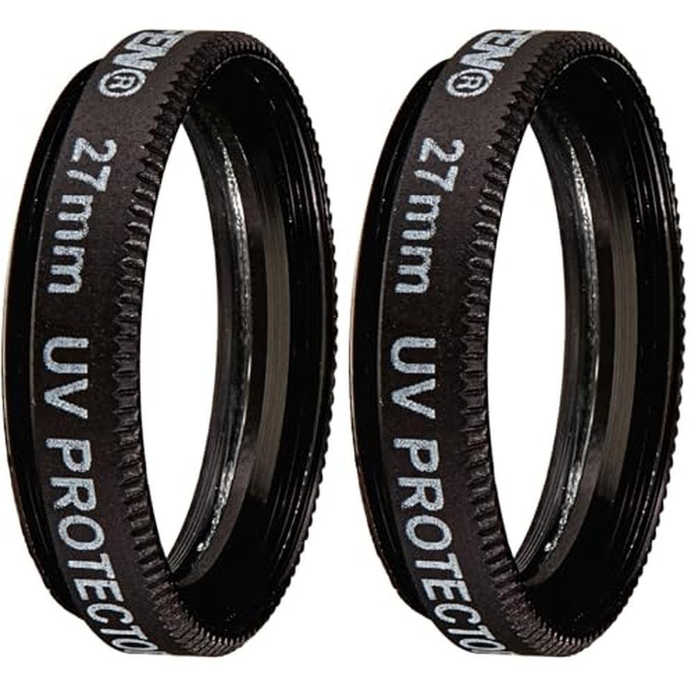 Tiffen 27UVP 27mm UV Protection Filter (Clear) (Pack of 2) – Front View