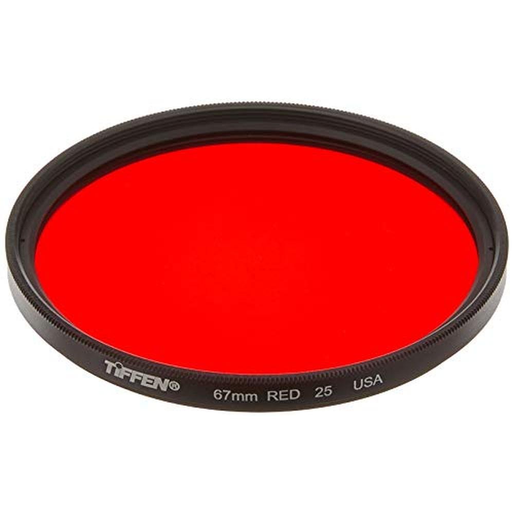 Tiffen 67mm 25 Filter (Red) – Front View