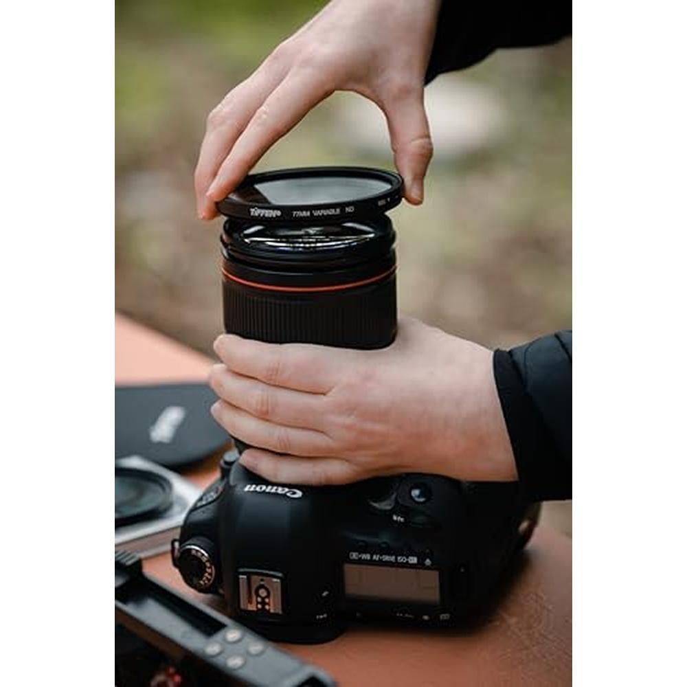 Tiffen 77VND 77mm Variable Neutral Density Camera Filter – Packaging