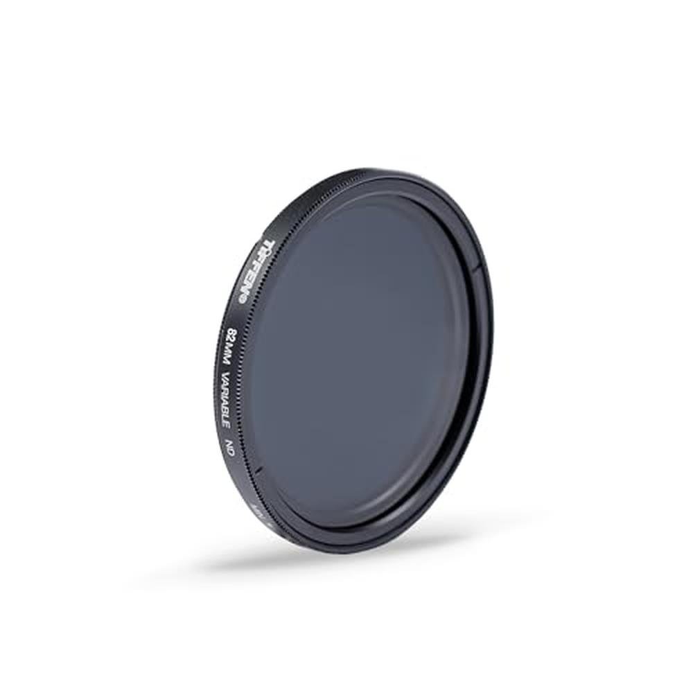 Tiffen 82VND 82mm Variable Neutral Density Camera Filter – Front View