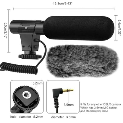 Camera Microphone: Tikysky Video Microphone for DSLR – In Use