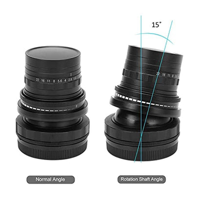 Tilt Shift Lens: 50mm F1.6 M Mount Manual Full Frame Lens – In Use