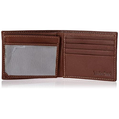 Timberland Men: Hybrid Cognac Hundson Bifold Wallet – Packaging