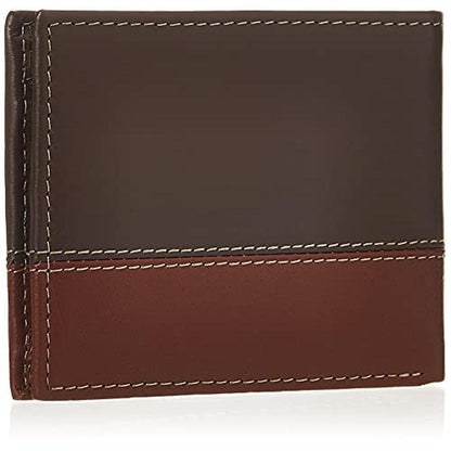 Timberland Men: Premium Leather Passcase Bifold Wallet – Side View