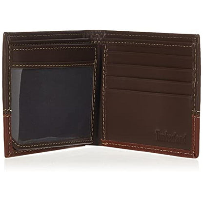 Timberland Men: Premium Leather Passcase Bifold Wallet – Packaging