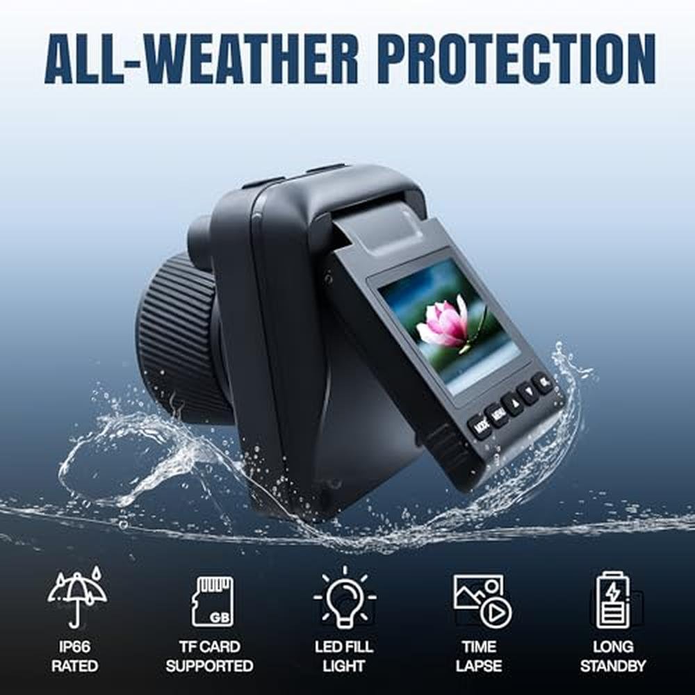 Time Lapse Camera 4K: Outdoor Waterproof IP66 with 32GB Card – Packaging