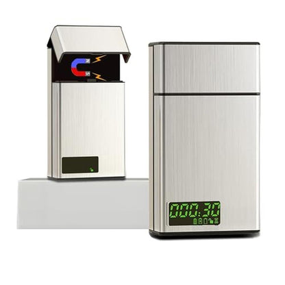 Lock Box: Timed Locking Small Container with 999 Hours LCD – Front View