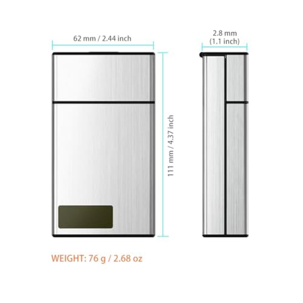 Lock Box: Timed Locking Small Container with 999 Hours LCD – Side View