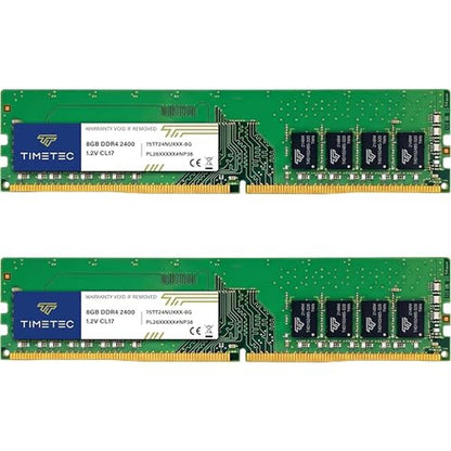 Timetec 16GB KIT(2x8GB) DDR4 2400MHz PC4-19200 Non-ECC – Close-up Detail