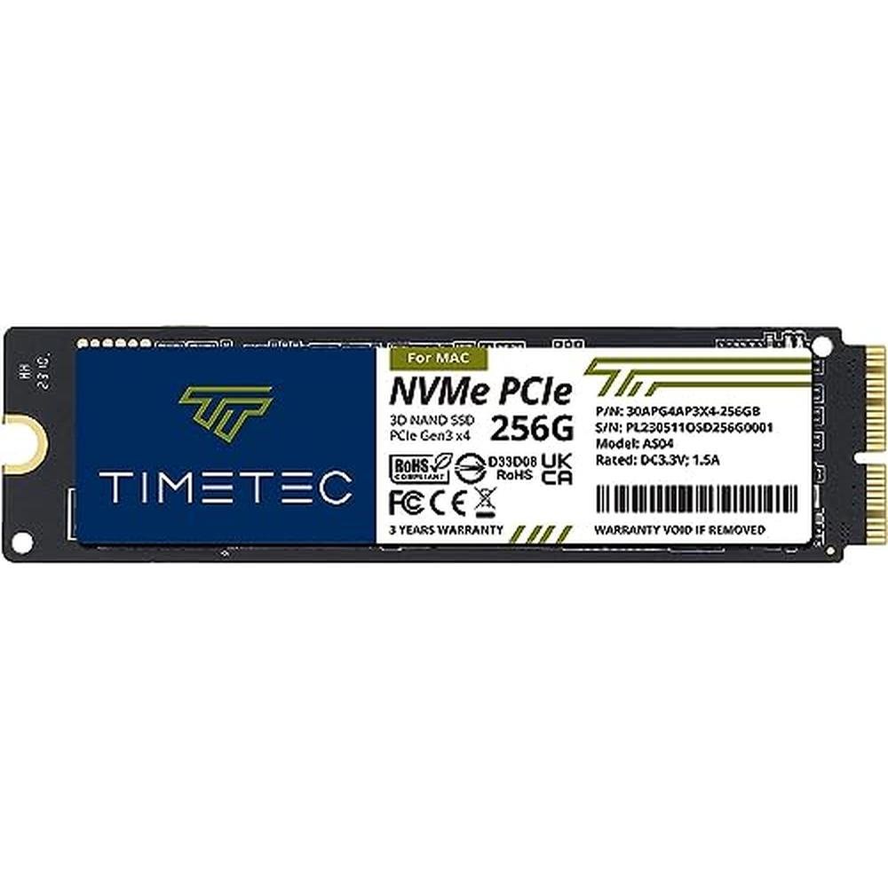 2013 Mac Upgrade: Timetec 256GB MAC SSD NVMe PCIe Gen3x4 – Side View