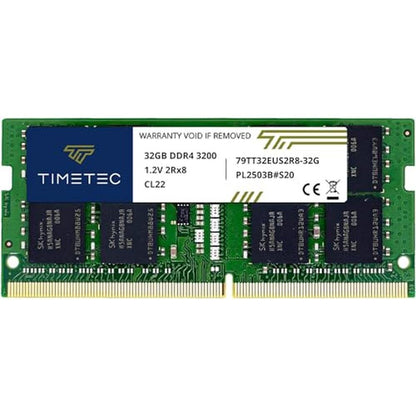 32GB Timetec: Hynix IC DDR4 3200MHz PC4-25600 Unbuffered – Front View