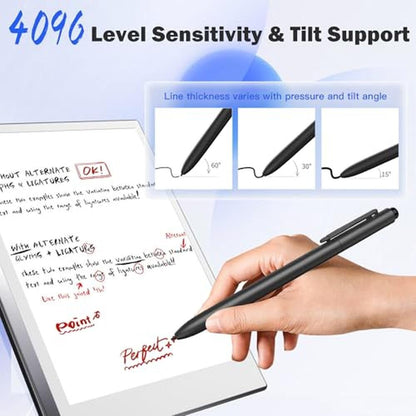 TiMOVO EMR Stylus Pen Compatible with Remarkable 2 – Side View