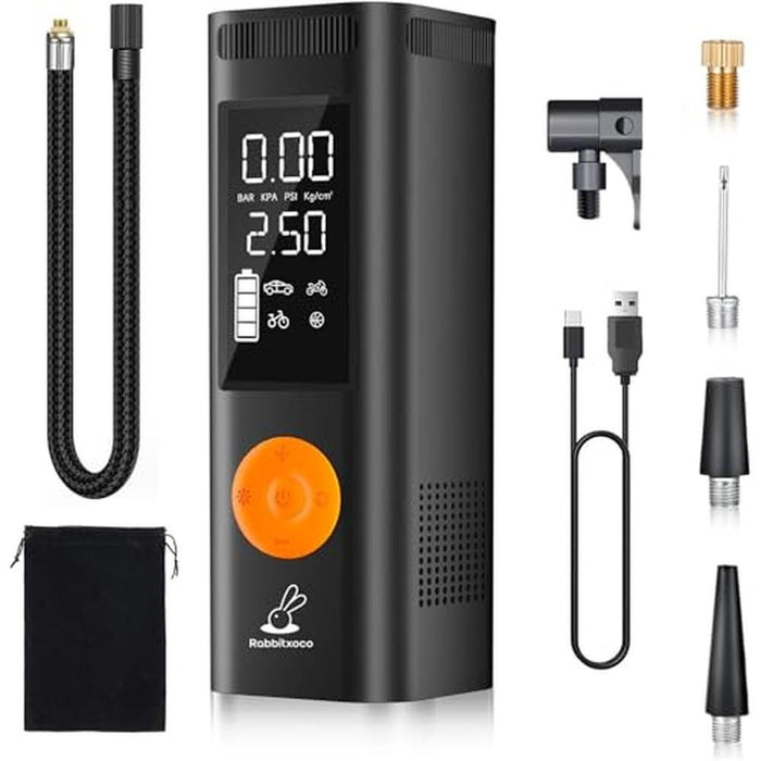 Air Tire: Portable Air Compressor 150PSI – Front View