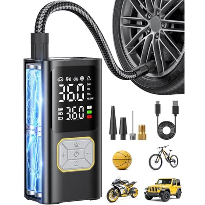 Air Tire: Portable Air Compressor 150PSI – Front View