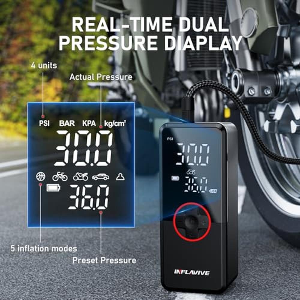 Air Tire Inflator: Portable Air Compressor 150PSI Faster – Packaging