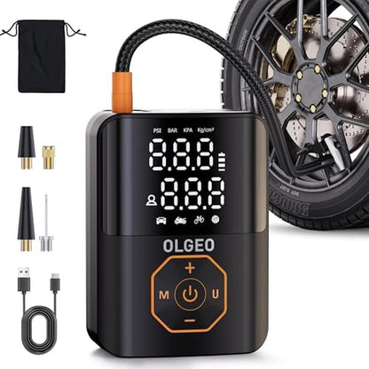 Air Tire Inflator: Portable Air Compressor 160PSI – Front View