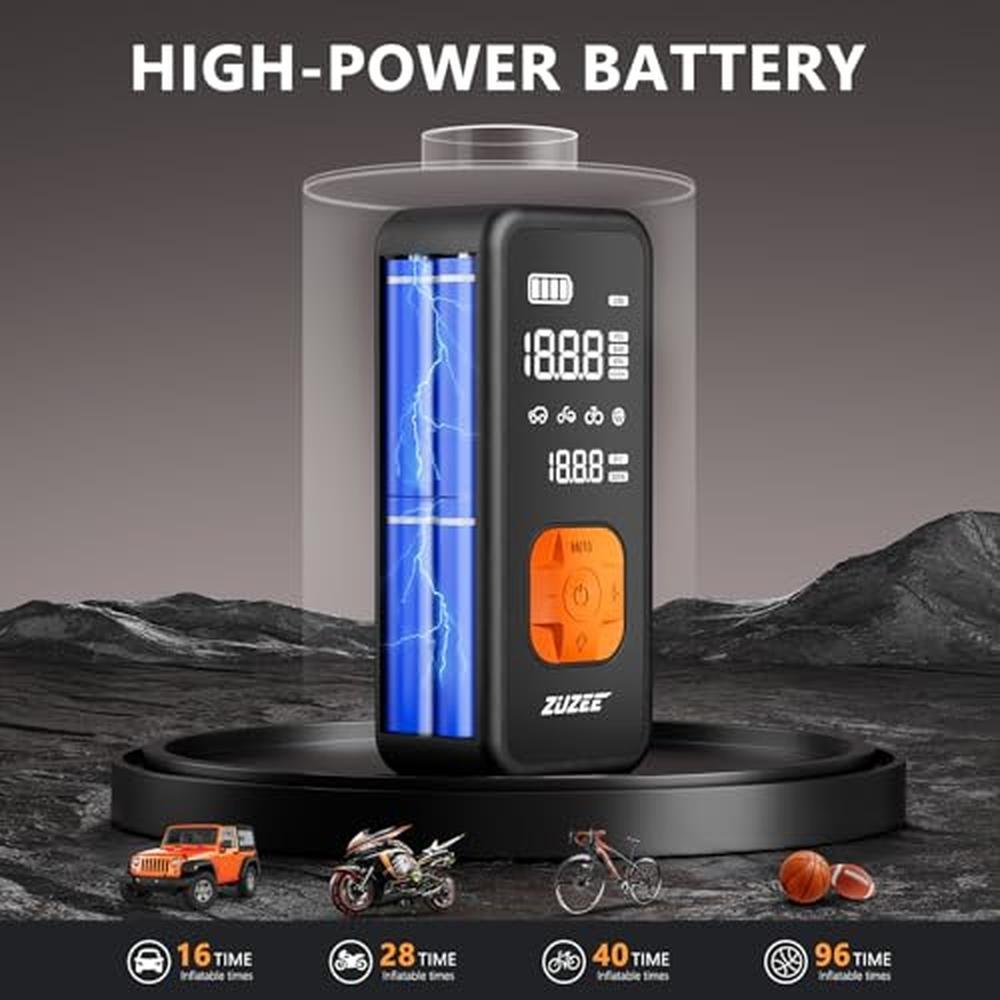 Tire Inflator: Premium USA Brand 150PSI Portable Air – Close-up Detail