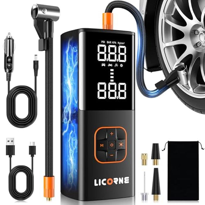 Air Portable: USA Warehouse Tire Inflator Portable Air – Front View