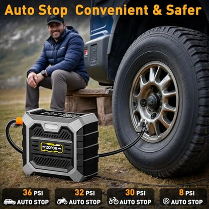 Air Portable Compressor: USA Warehouse Tire Inflator – Close-up Detail