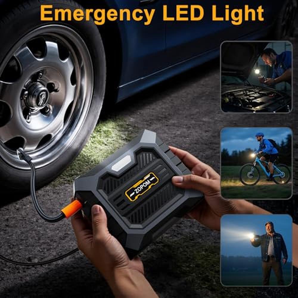 Air Portable Compressor: USA Warehouse Tire Inflator – In Use