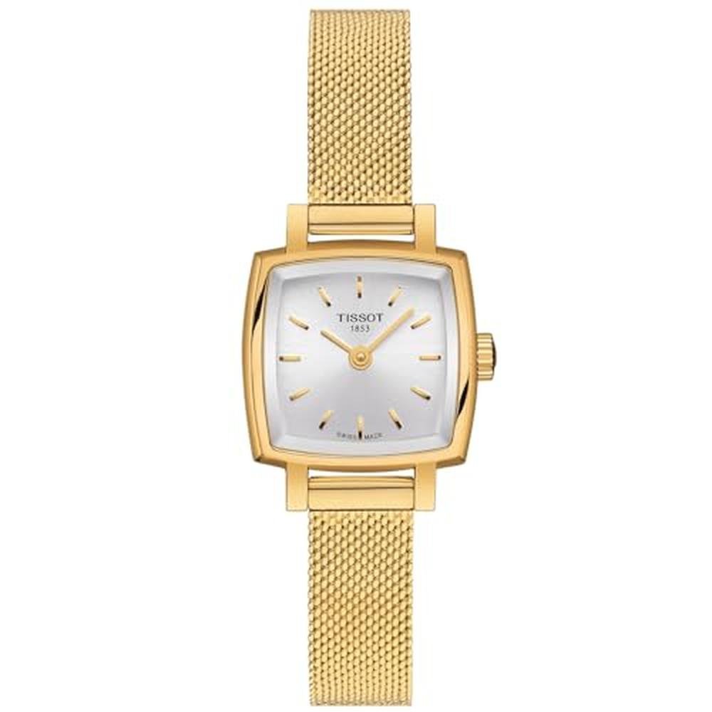 Tissot Lovely: Tissot Lovely Square Gold – Front View