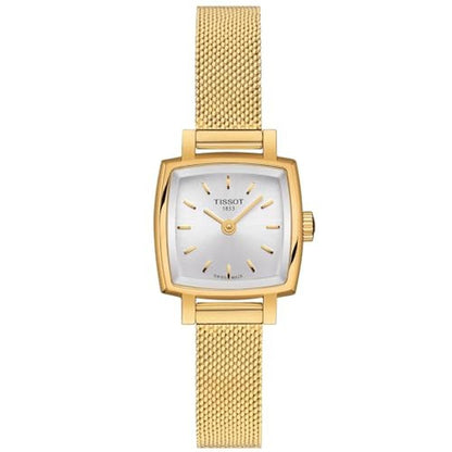 Tissot Lovely: Tissot Lovely Square Gold – Front View