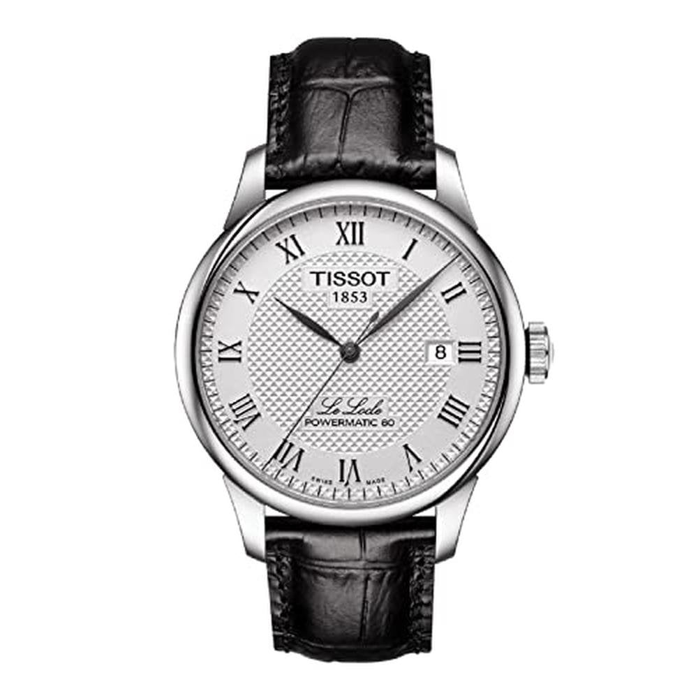 Tissot Men's Le Locle Stainless Steel Dress Watch – Front View