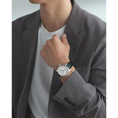 Tissot Men's Le Locle Stainless Steel Dress Watch – Close-up Detail