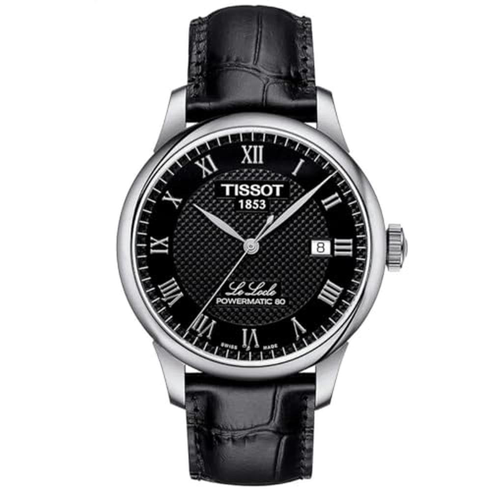 Tissot Men's Le Locle Stainless Steel Dress Watch – Front View