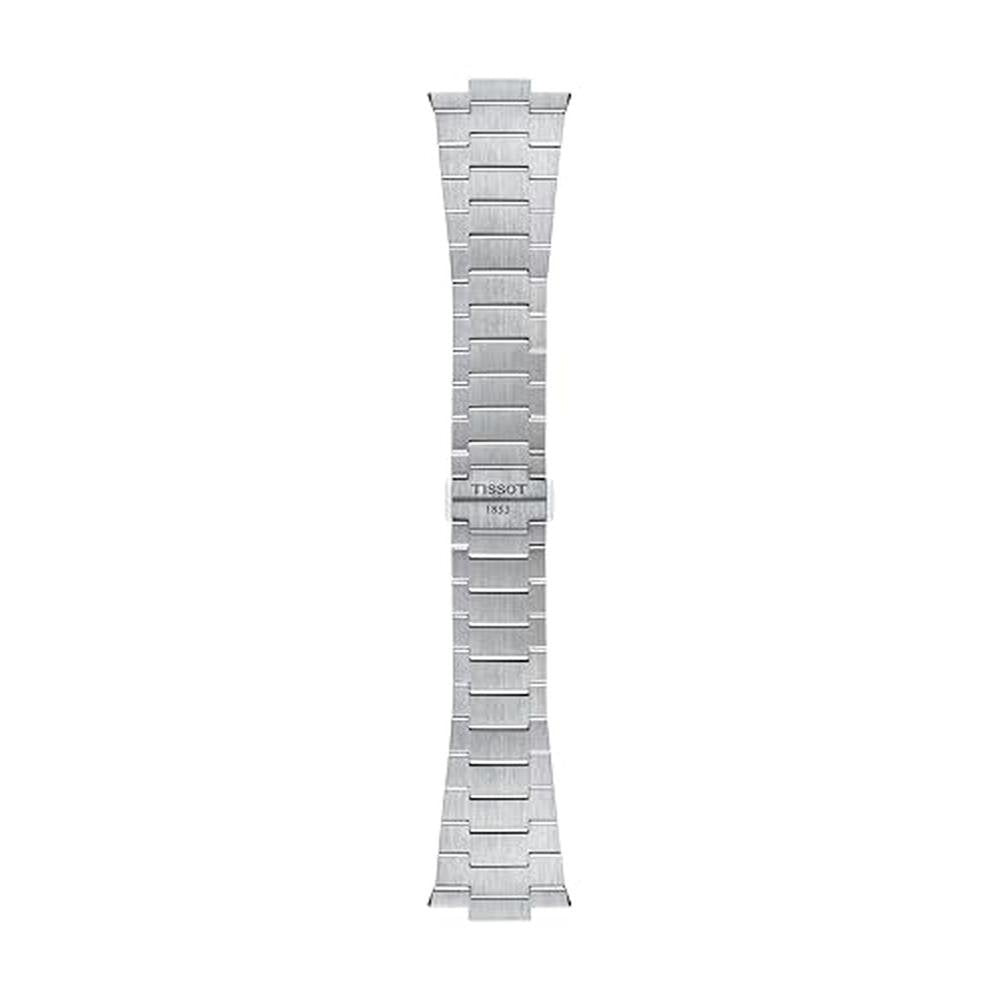 Tissot Mens: PRX 316L Stainless Steel Case Dress Watch Grey – Close-up Detail