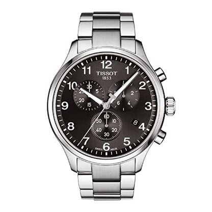 Tissot Mens: Tissot Chrono XL Stainless Steel Casual Watch – Front View