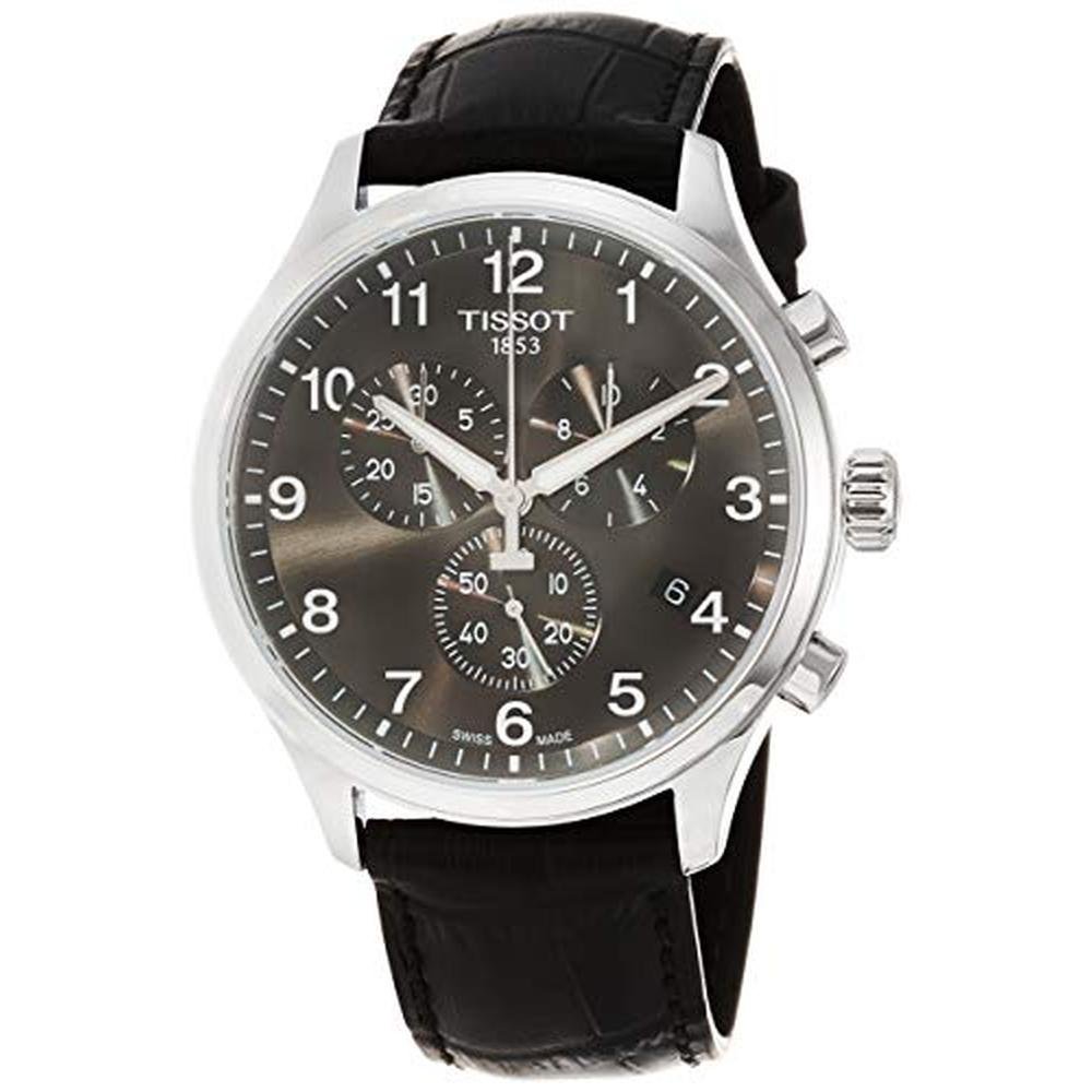 Tissot Mens: Tissot Chrono XL Stainless Steel Casual Watch – Side View
