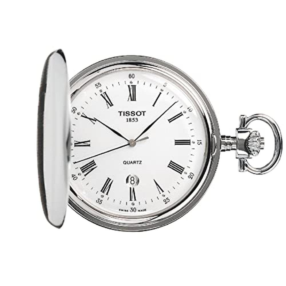 Tissot Unisex: Tissot Savonnettes Quartz Stainless Steel – Front View
