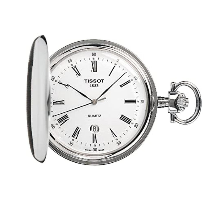 Tissot Unisex: Tissot Savonnettes Quartz Stainless Steel – Front View