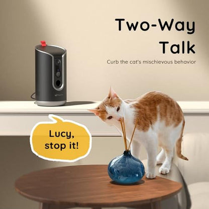 Camera Treat Dispenser: TKENPRO 2K Pet Camera with 360 – Packaging