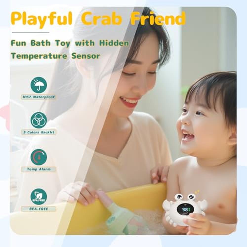 Bath Thermometer: TKY Baby Bath Thermometer with Floating – Side View