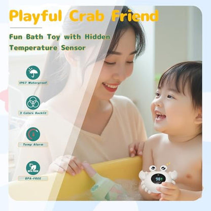 Bath Thermometer: TKY Baby Bath Thermometer with Floating – Side View