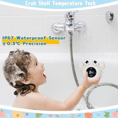 Bath Thermometer: TKY Baby Bath Thermometer with Floating – In Use
