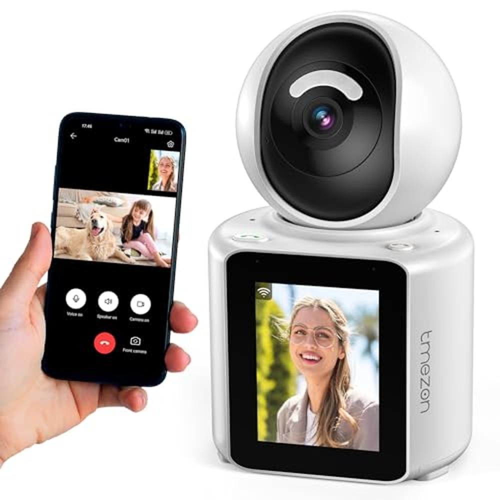 Camera TMEZON: TMEZON Video Pet Dog Camera 1080P – Front View