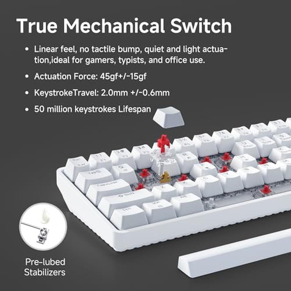 TMKB Mechanical Gaming Keyboard – Close-up Detail