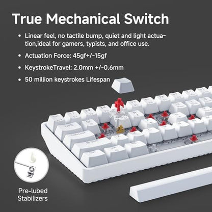 TMKB Mechanical Gaming Keyboard – Close-up Detail