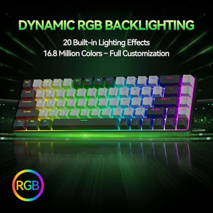 TMKB T68: 60% Wireless Mechanical Gaming Keyboard – In Use