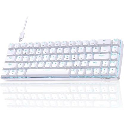 Gaming Keyboard: TMKB T68SE 60% Mechanical Keyboard LED – Front View