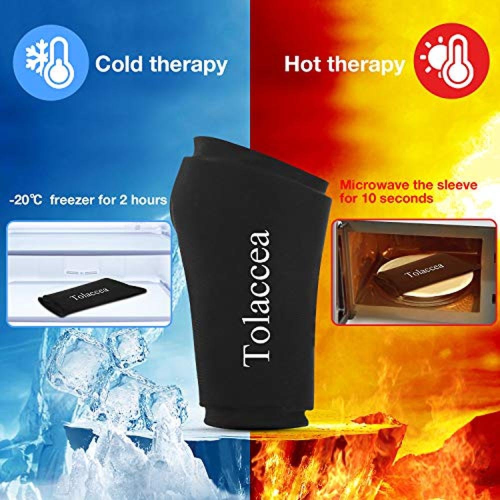 Wrist Tolaccea: Tolaccea Wrist Ice Pack Wrap Heating Pad – Close-up Detail