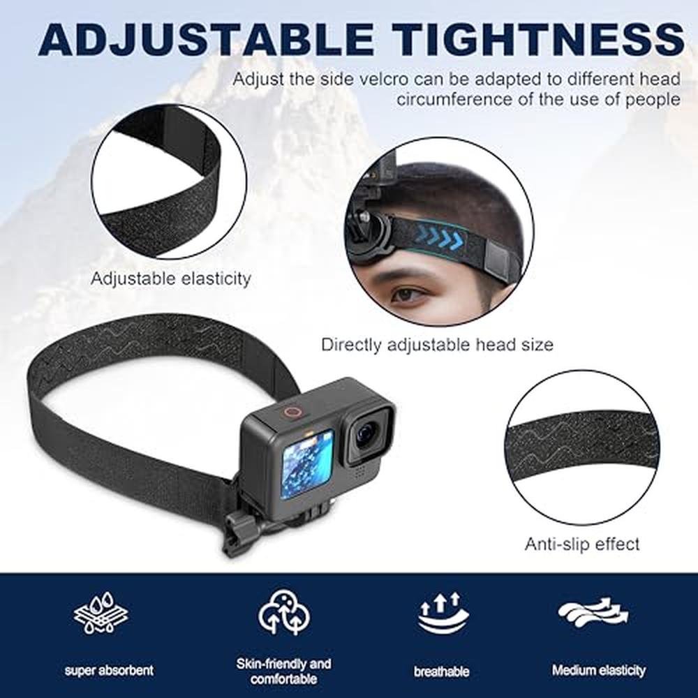 Osmo Action 5 Pro Head Strap: Tomat Magnetic Headband Mount – Packaging