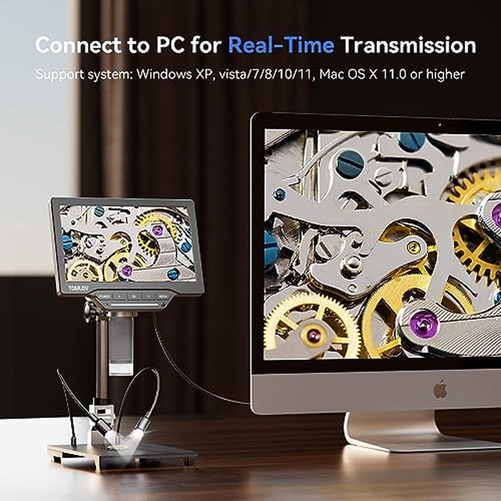 Microscope Tomlov: TOMLOV DM201 SE 6 Digital Microscope – In Use