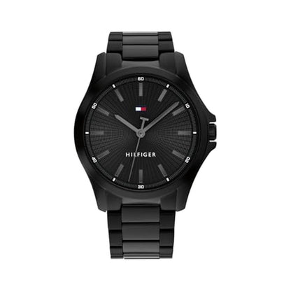 Tommy Hilfiger: Men's 3H Quartz Watch Stainless Steel – Front View