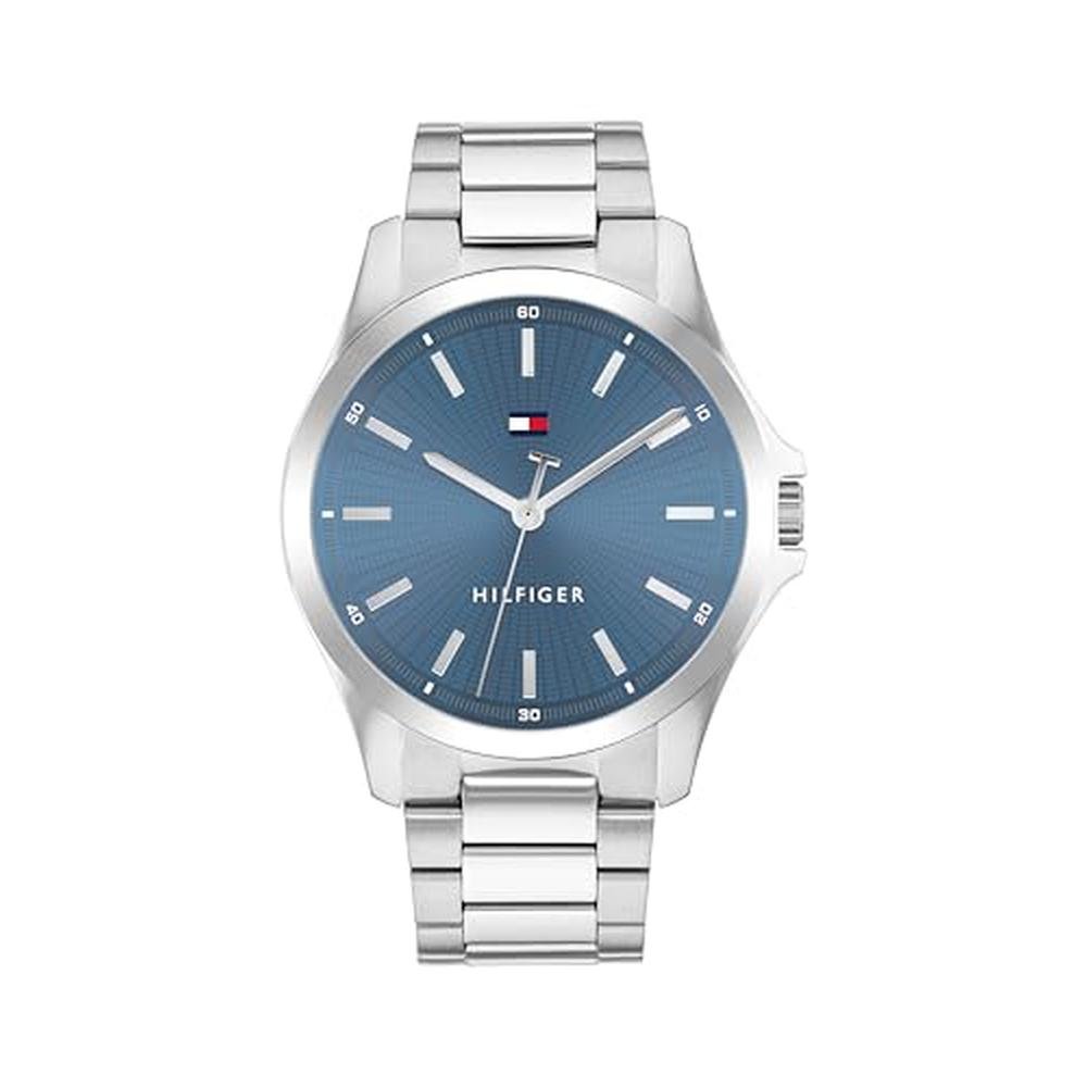 Tommy Hilfiger: Men's 3H Quartz Watch Stainless Steel – Front View