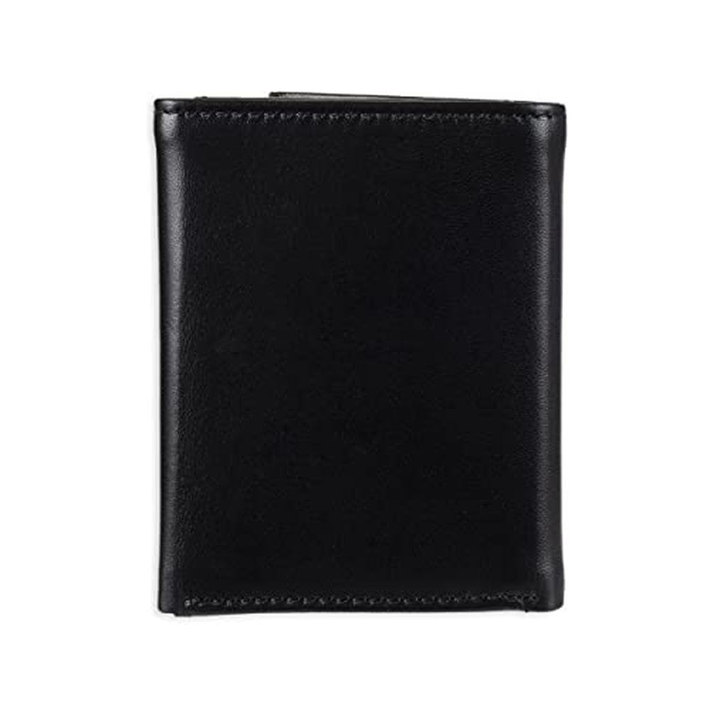 Tommy Hilfiger Men's Leather Trifold Wallet – Close-up Detail